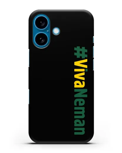 Чехол с надписью #VivaNeman силиконовый для iPhone 16
