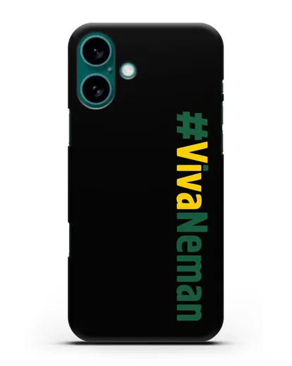 Чехол с надписью #VivaNeman силиконовый для iPhone 16 Plus