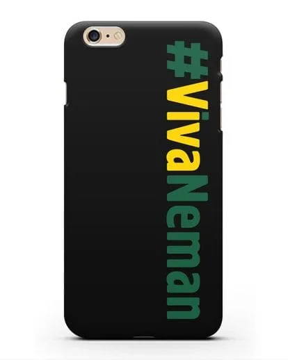 Чехол с надписью #VivaNeman силиконовый для iPhone 6 Plus