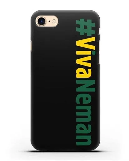 Чехол с надписью #VivaNeman силиконовый для iPhone 7