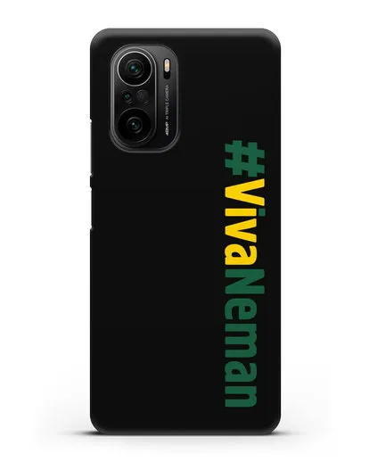 Чехол с надписью #VivaNeman силиконовый для Xiaomi Poco F3