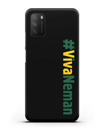 Чехол с надписью #VivaNeman силиконовый для Xiaomi Poco M3
