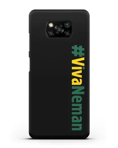 Чехол с надписью #VivaNeman силиконовый для Xiaomi Poco X3