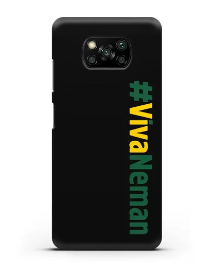 Чехол с надписью #VivaNeman силиконовый для Xiaomi Poco X3 Pro