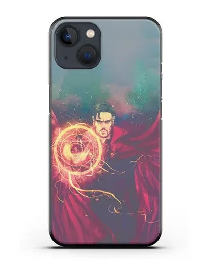 Чехол Иллюзионист Стрэндж (Strange) силиконовый для iPhone 13