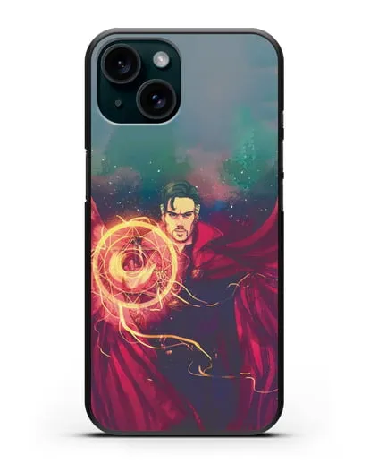 Чехол Иллюзионист Стрэндж (Strange) силиконовый для iPhone 15