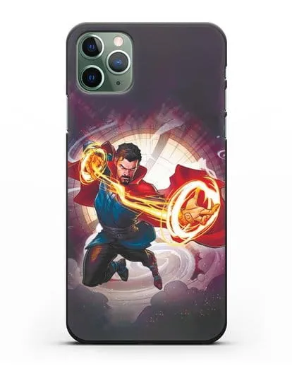 Чехол Верховный маг Стрэндж (Strange) силиконовый для iPhone 11 Pro