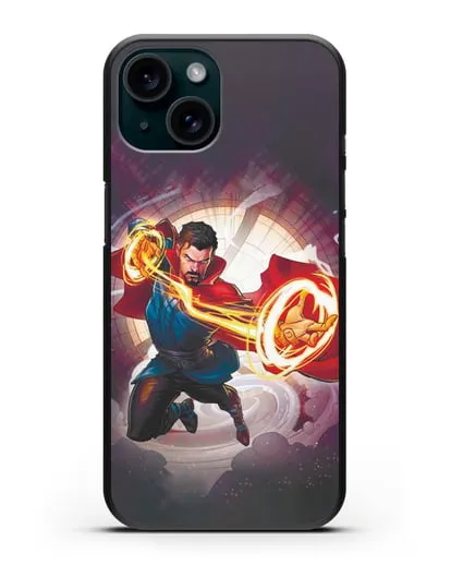 Чехол Верховный маг Стрэндж (Strange) силиконовый для iPhone 15