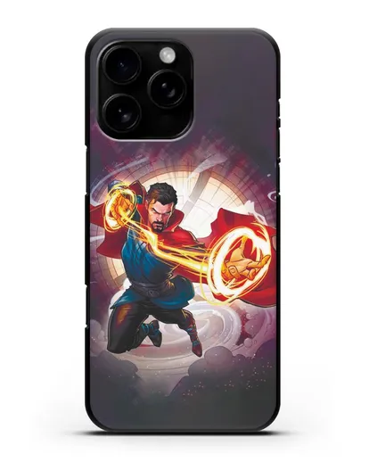 Чехол Верховный маг Стрэндж (Strange) силиконовый для iPhone 16 Pro Max