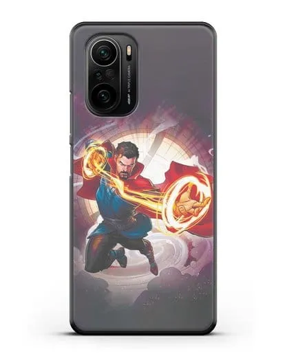 Чехол Верховный маг Стрэндж (Strange) силиконовый для Xiaomi Poco F3