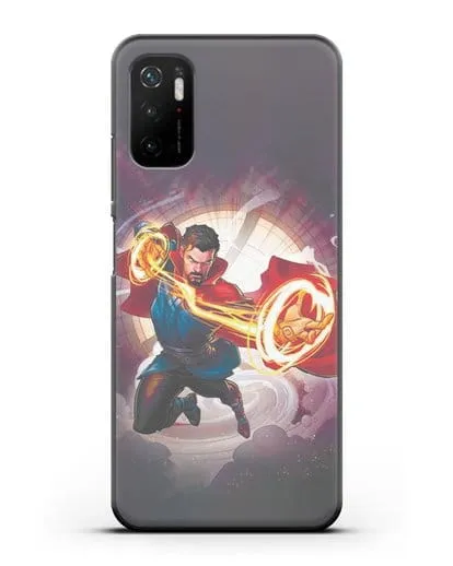 Чехол Верховный маг Стрэндж (Strange) силиконовый для Xiaomi Poco M3 Pro