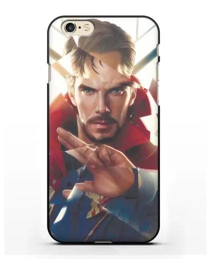 Чехол Доктор Стрэндж (Doctor Strange) в разбитом стекле силиконовый для iPhone 6s