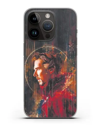 Чехол Доктор Стрэндж (Doctor Strange) силиконовый для iPhone 14 Pro