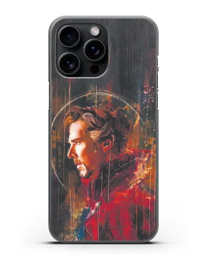 Чехол Доктор Стрэндж (Doctor Strange) силиконовый для iPhone 15 Pro Max