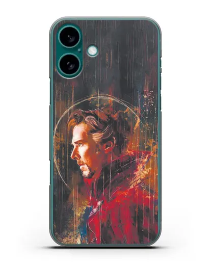 Чехол Доктор Стрэндж (Doctor Strange) силиконовый для iPhone 16 Plus