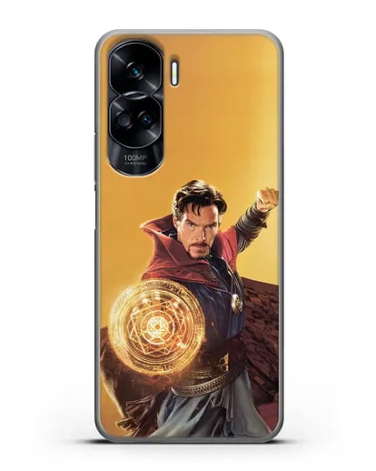 Чехол Доктор Стрэндж (Doctor Strange) колдует силиконовый для Honor 90 Lite