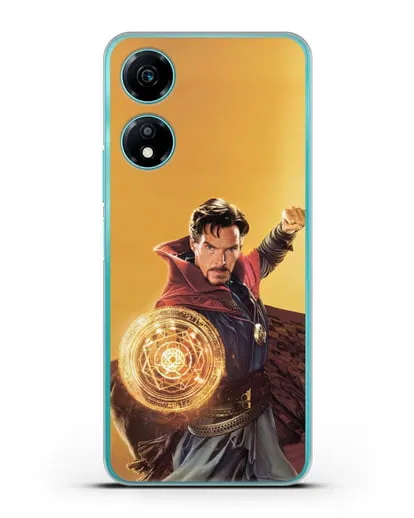 Чехол Доктор Стрэндж (Doctor Strange) колдует силиконовый для Honor X5 Plus