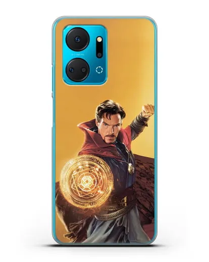 Чехол Доктор Стрэндж (Doctor Strange) колдует силиконовый для Honor X7a Plus
