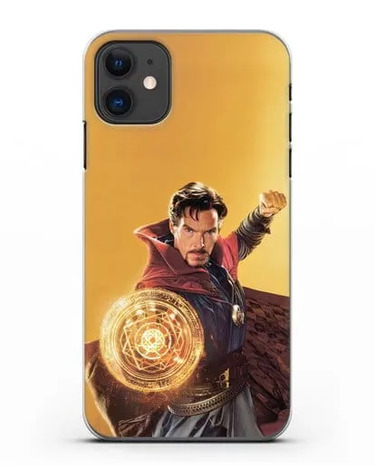 Чехол Доктор Стрэндж (Doctor Strange) колдует силиконовый для iPhone 11