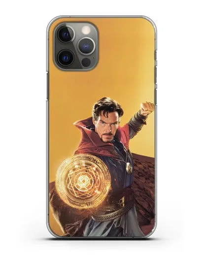 Чехол Доктор Стрэндж (Doctor Strange) колдует силиконовый для iPhone 12 Pro