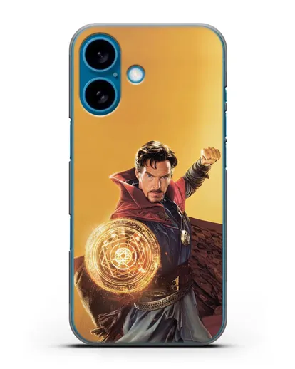 Чехол Доктор Стрэндж (Doctor Strange) колдует силиконовый для iPhone 16