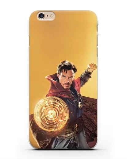 Чехол Доктор Стрэндж (Doctor Strange) колдует силиконовый для iPhone 6s Plus