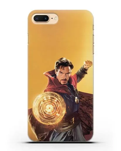 Чехол Доктор Стрэндж (Doctor Strange) колдует силиконовый для iPhone 8 Plus