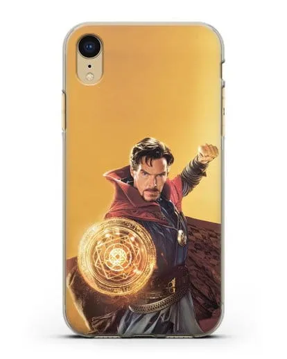 Чехол Доктор Стрэндж (Doctor Strange) колдует силиконовый для iPhone XR