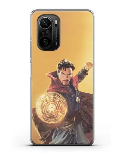 Чехол Доктор Стрэндж (Doctor Strange) колдует силиконовый для Xiaomi Poco F3
