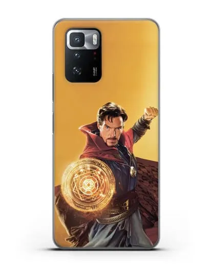 Чехол Доктор Стрэндж (Doctor Strange) колдует силиконовый для Xiaomi Poco X3 GT