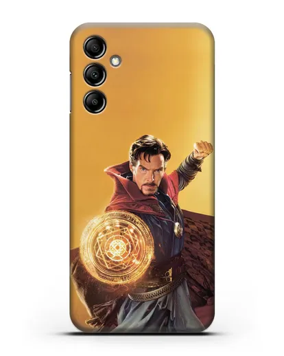 Чехол Доктор Стрэндж (Doctor Strange) колдует силиконовый для Samsung Galaxy A14 [SM-A145]