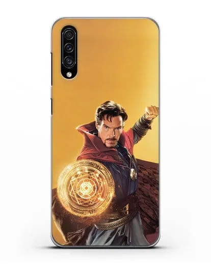 Чехол Доктор Стрэндж (Doctor Strange) колдует силиконовый для Samsung Galaxy A30s [SM-A307FN]