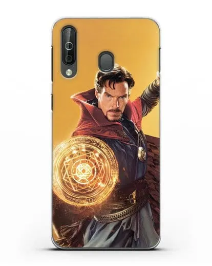 Чехол Доктор Стрэндж (Doctor Strange) колдует силиконовый для Samsung Galaxy A40s [SM-A507FN]