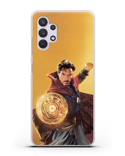 Чехол Доктор Стрэндж (Doctor Strange) колдует силиконовый для Samsung Galaxy A33