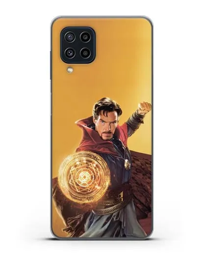 Чехол Доктор Стрэндж (Doctor Strange) колдует силиконовый для Samsung Galaxy M22 [M225F]