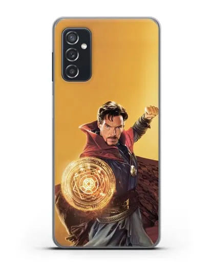 Чехол Доктор Стрэндж (Doctor Strange) колдует силиконовый для Samsung Galaxy M52 [M526B]