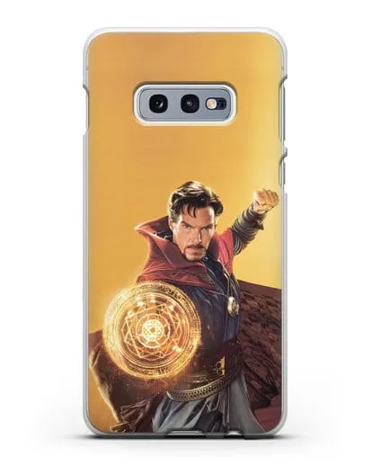 Чехол Доктор Стрэндж (Doctor Strange) колдует силиконовый для Samsung Galaxy S10e [SM-G970F]
