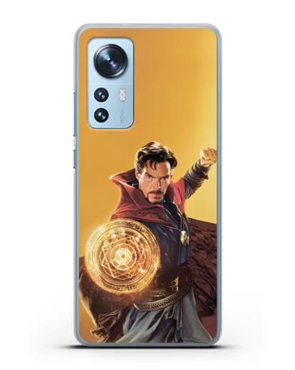 Чехол Доктор Стрэндж (Doctor Strange) колдует силиконовый для Xiaomi 12 Pro