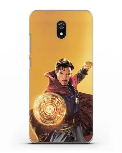 Чехол Доктор Стрэндж (Doctor Strange) колдует силиконовый для Xiaomi Redmi 8A