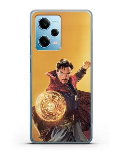 Чехол Доктор Стрэндж (Doctor Strange) колдует силиконовый для Xiaomi Redmi Note 12 5G
