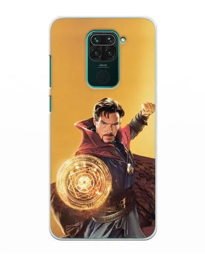 Чехол Доктор Стрэндж (Doctor Strange) колдует силиконовый для Xiaomi Redmi Note 9
