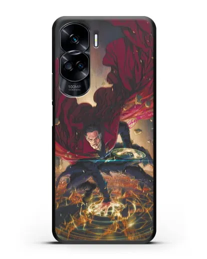 Чехол Разрушительный Доктор Стрэндж (Doctor Strange) силиконовый для Honor 90 Lite