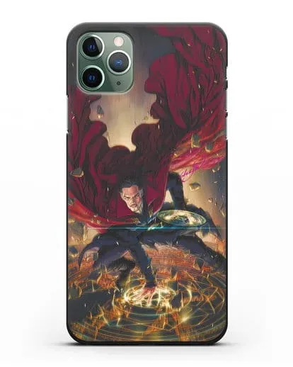 Чехол Разрушительный Доктор Стрэндж (Doctor Strange) силиконовый для iPhone 11 Pro