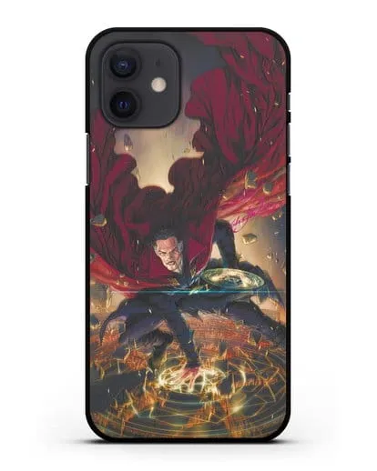Чехол Разрушительный Доктор Стрэндж (Doctor Strange) силиконовый для iPhone 12
