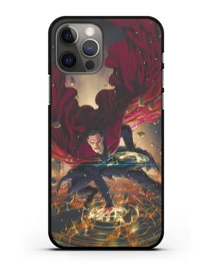 Чехол Разрушительный Доктор Стрэндж (Doctor Strange) силиконовый для iPhone 12 Pro