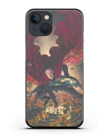 Чехол Разрушительный Доктор Стрэндж (Doctor Strange) силиконовый для iPhone 13 Mini