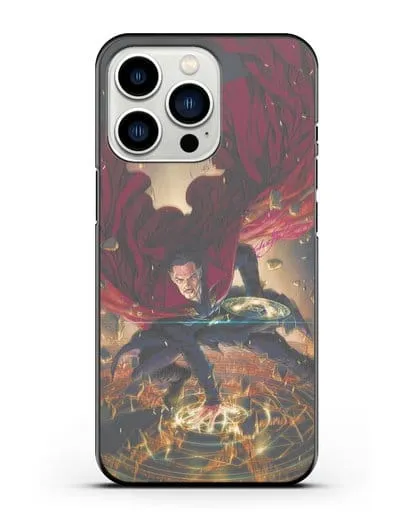 Чехол Разрушительный Доктор Стрэндж (Doctor Strange) силиконовый для iPhone 13 Pro