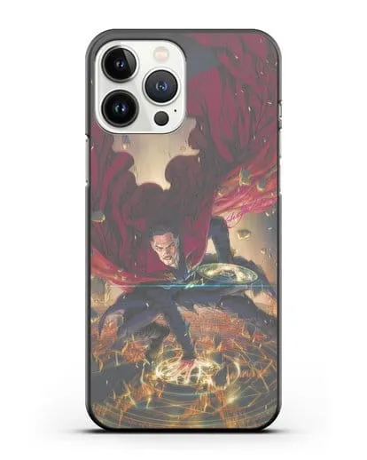 Чехол Разрушительный Доктор Стрэндж (Doctor Strange) силиконовый для iPhone 13 Pro Max