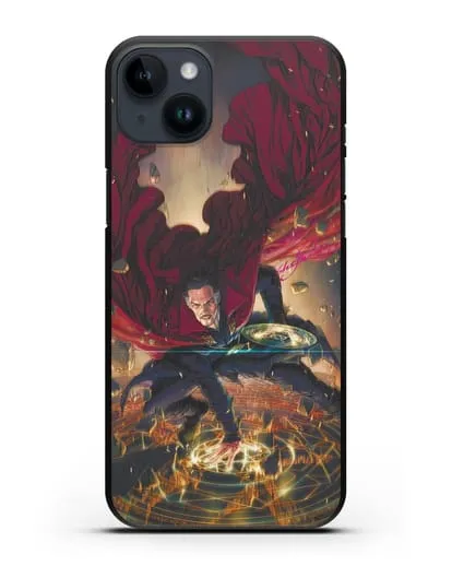 Чехол Разрушительный Доктор Стрэндж (Doctor Strange) силиконовый для iPhone 14 Plus