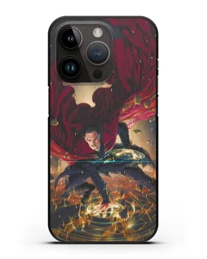 Чехол Разрушительный Доктор Стрэндж (Doctor Strange) силиконовый для iPhone 14 Pro